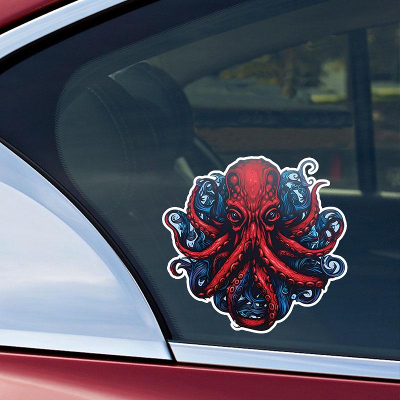 Наклейки на автомобиль Octopus Водонепроницаемая виниловая наклейка для грузовика, мотоцикла, скутера, автоаксессуары