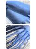 Women's Luxury Mohair Gradient Stripe Winter Scarf & Shawl