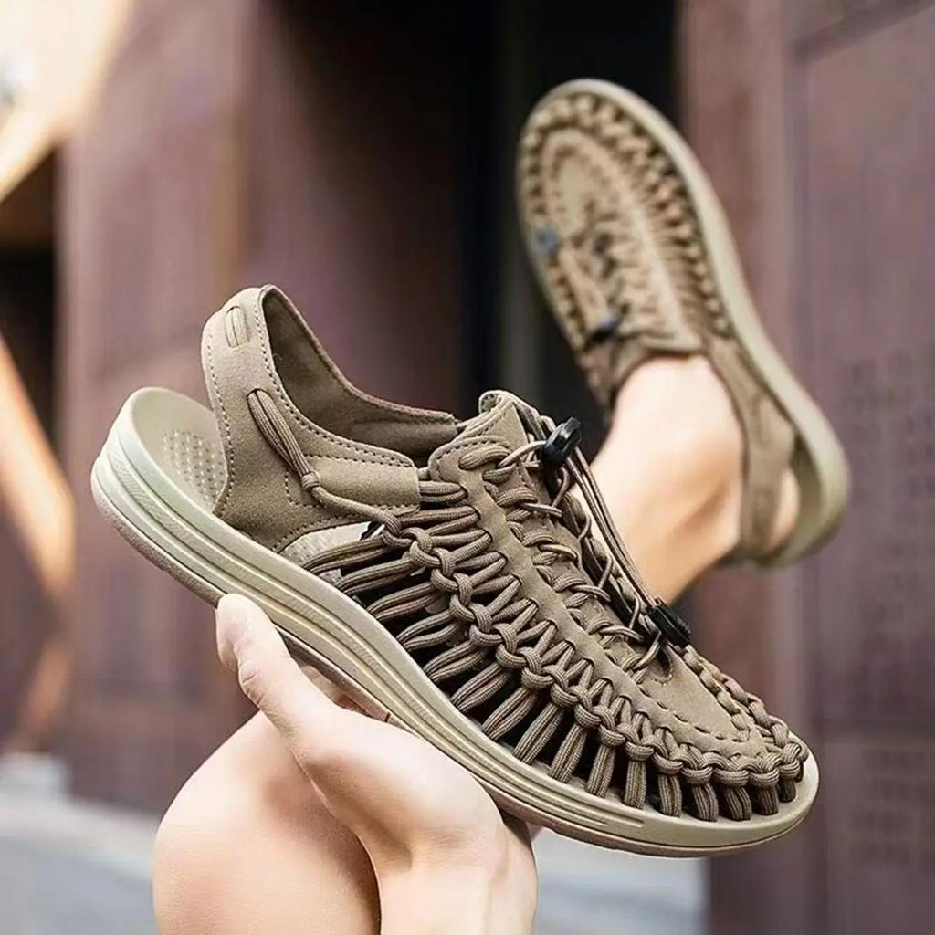 Модная плетеная мужская сандалия Пляжная в продаже Номер 41 Нескользящая Японское Высокое Качество Дешевая Ликвидация Стильная Для Ежедневного Использования 39 Мужская Обувь