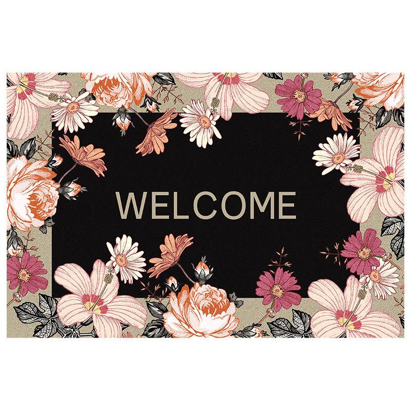Retro Light Luxury Non-Slip Entrance Mats for Home & Bedroom