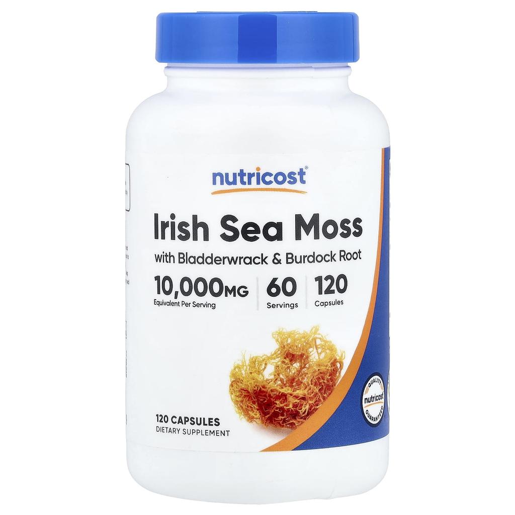 Nutricost Ирландский мох, 120 капсул
