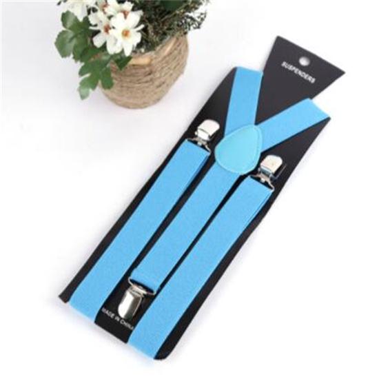 Suspender Unisex Clip On Suspender Elastic Y-shape Men Adjustable Braces