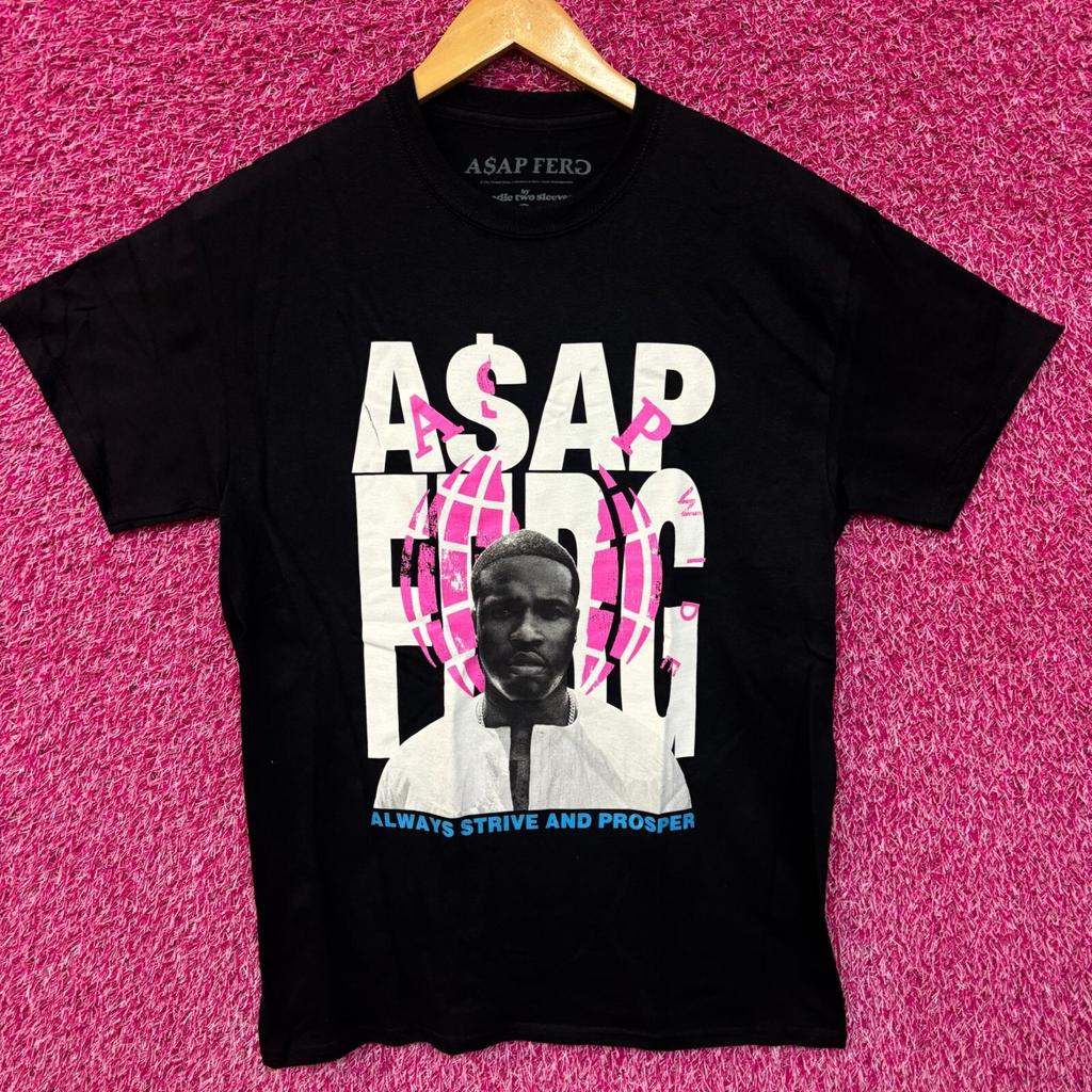 Asap Ferg Всегда Стремись и Процветай Хип-Хоп Футболка размер Средний