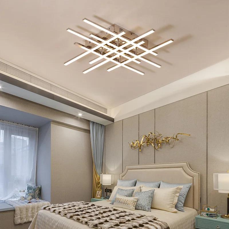 Modern Led Chandelier Lighting For Living room Bedroom Restaurant kitchen Ceiling Chandelier Chrome Plating Indoor lighting