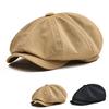 Cotton Beret Men Newsboy Hat Women Fashion Berets Cotton Flat Cap Hats