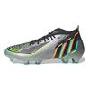 adidas Кроссовки унисекс Predator Edge.1 FG Silver Metallic Black Core-Black Team-Solar-Green HR1573