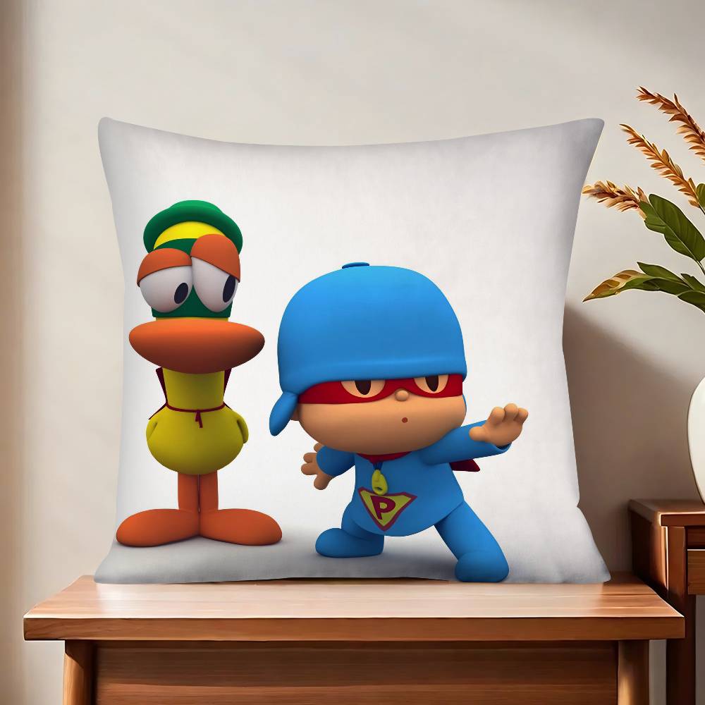 Мультяшный P-Pocoyos Милый Чехол для Подушки Модный Квадратный Наволочка Спальня Диван Комната Инс Декор Повседневная Наволочка