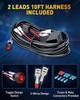 NAOEVO 4 дюйма 2 шт. светодиодные фары Pod Lights Spot Flood Combo светодиодные противотуманные фары для вождения 4x4 Off Road Фары рабочие фары для грузовика, лодки, квадроцикла, UTV, джипа