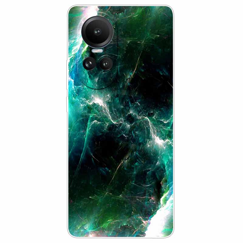 Чехол для Oppo Reno 10 5G CPH2531 Силиконовый Расписной Кот Животные ТПУ Мягкий Мраморный Coque для Oppo Reno10 Pro 5G CPH2525 Чехол для Телефона