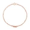 14K Gold Bracelet Chain Three