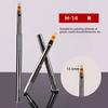 Yousheng Nail Art Pen Easy to Use Apply Smoothly Metal Magnetic Body Brass Pen Bucket Flexible Bristles Manicure Art Wear-resistant Nail Art