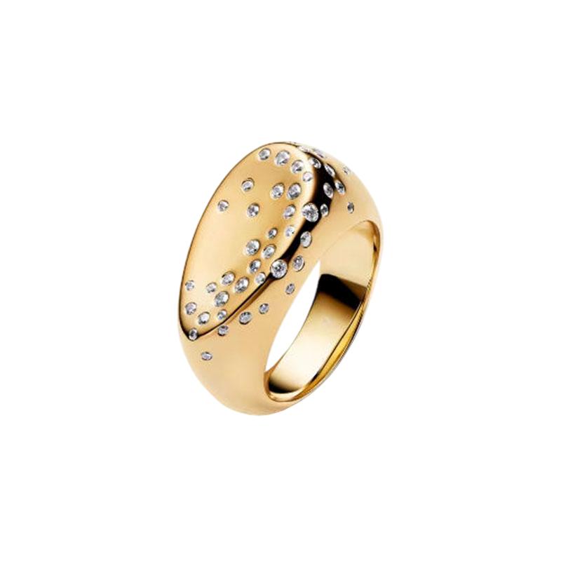 and popular s925 silver sparkling butterfly bee love fashionable and exquisite ring suitable for attending cocktail
