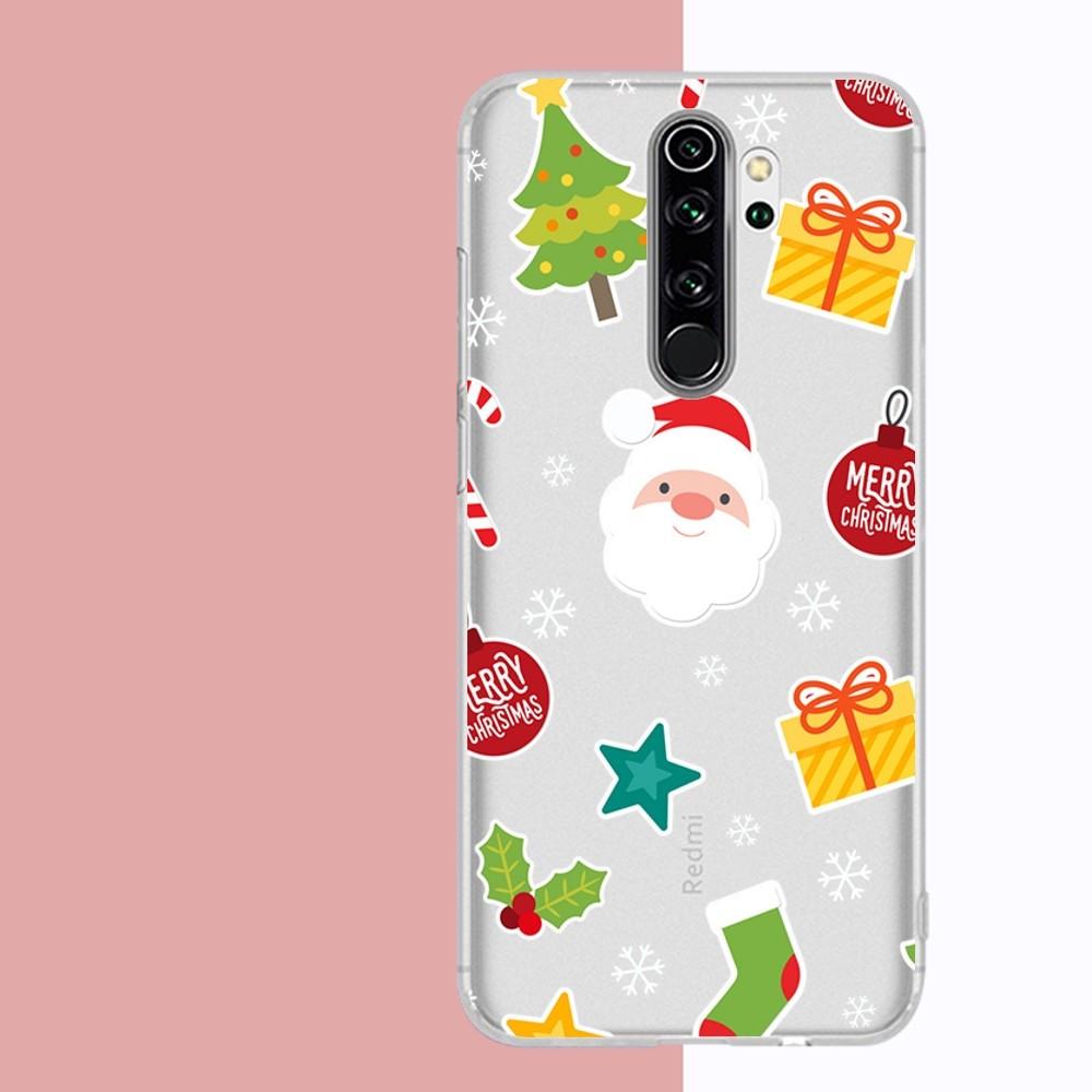 Рождественский коврик для мыши для Samsung S 20 21 22 23 для Redmi Note7 8 9 10 для Huawei P20 30 40 Прозрачный чехол