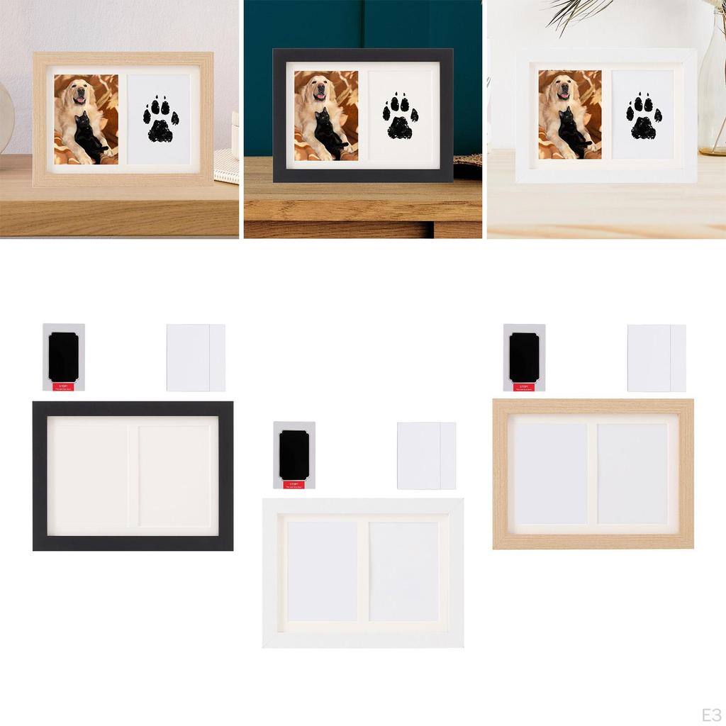 Hand And Footprint Kit (No Ink) - Photo with Ink Pad for Newborn Keepsake, Nursery