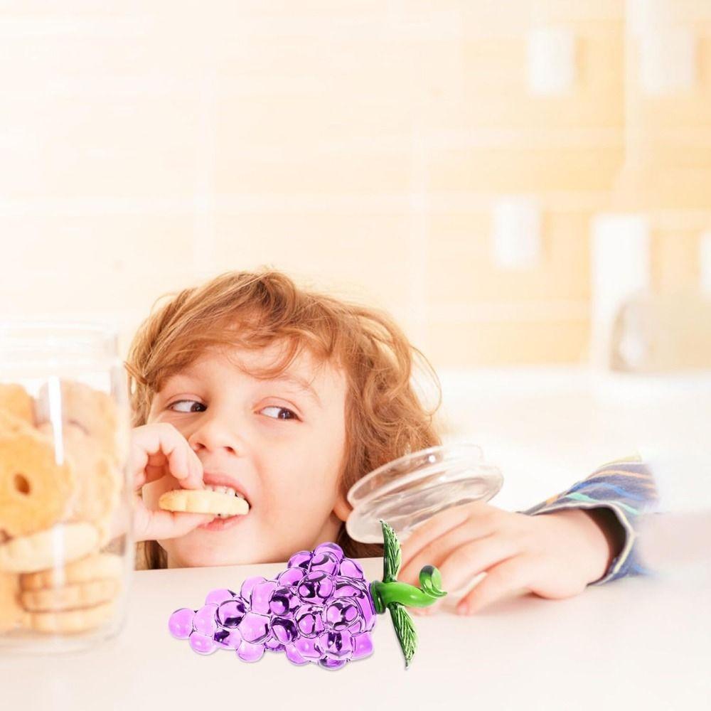 Яркая хрустальная статуэтка из хрустального фрукта, настольное украшение ручной работы, маленькая статуэтка из фрукта для дома