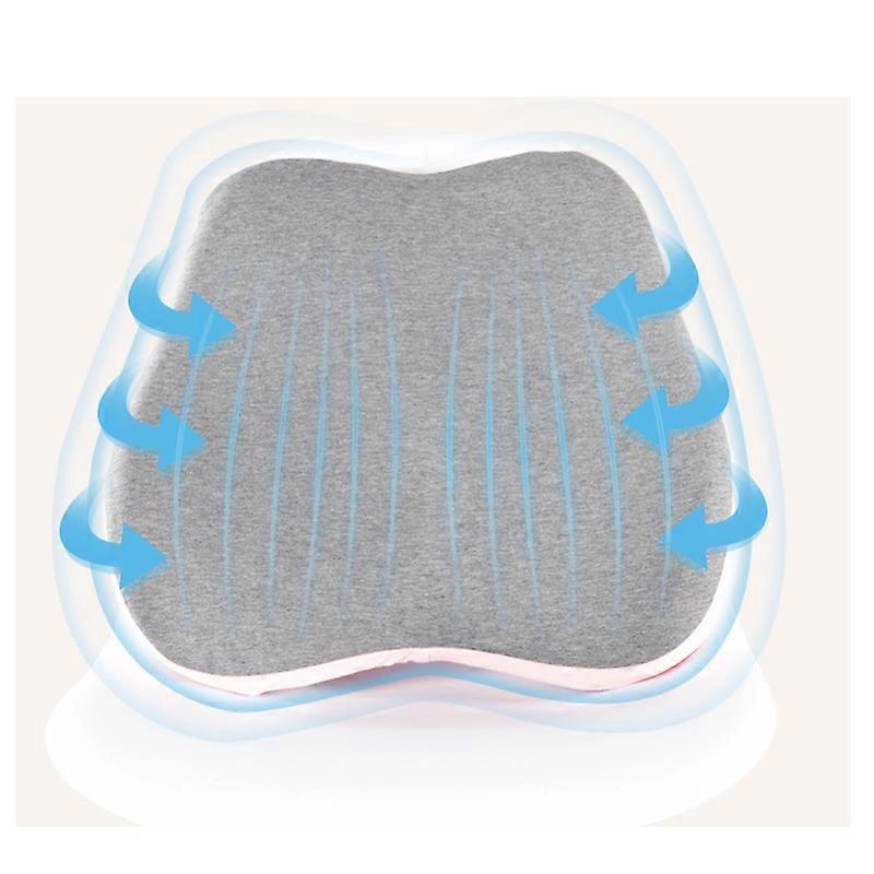 Seat Cushion Memory Foam Lumbar Support Cushion Backrest Home Car Office Seat BackrestYellow