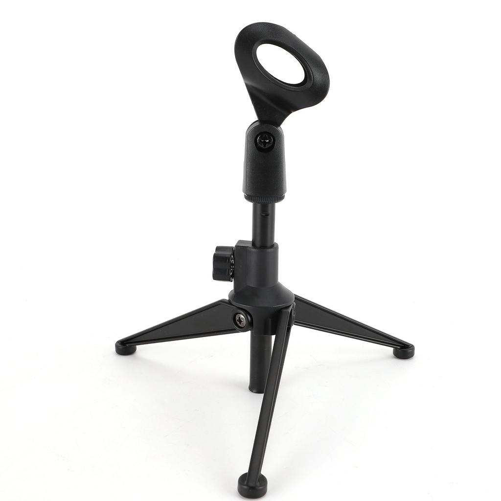 Настольная микрофонная стойка с регулируемой высотой, портативный складной микрофонный штатив с микрофонным держателем для онлайн-трансляций, общения