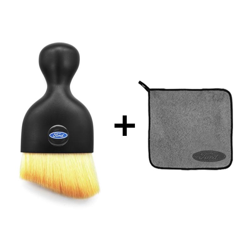 Полотенце из микрофибры для мойки автомобиля Щетка для пыли автомобиля Щетка для чистки для Ford Mustang Focus3 2 Transit Ecosport Edge Fiesta Инструмент для чистки автомобиля