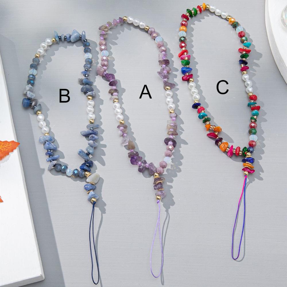 Anti-Lost Bracelet Keychain Beaded Cellphone Strap Mobile Phone Lanyard Lanyard Mobile Phone Chain