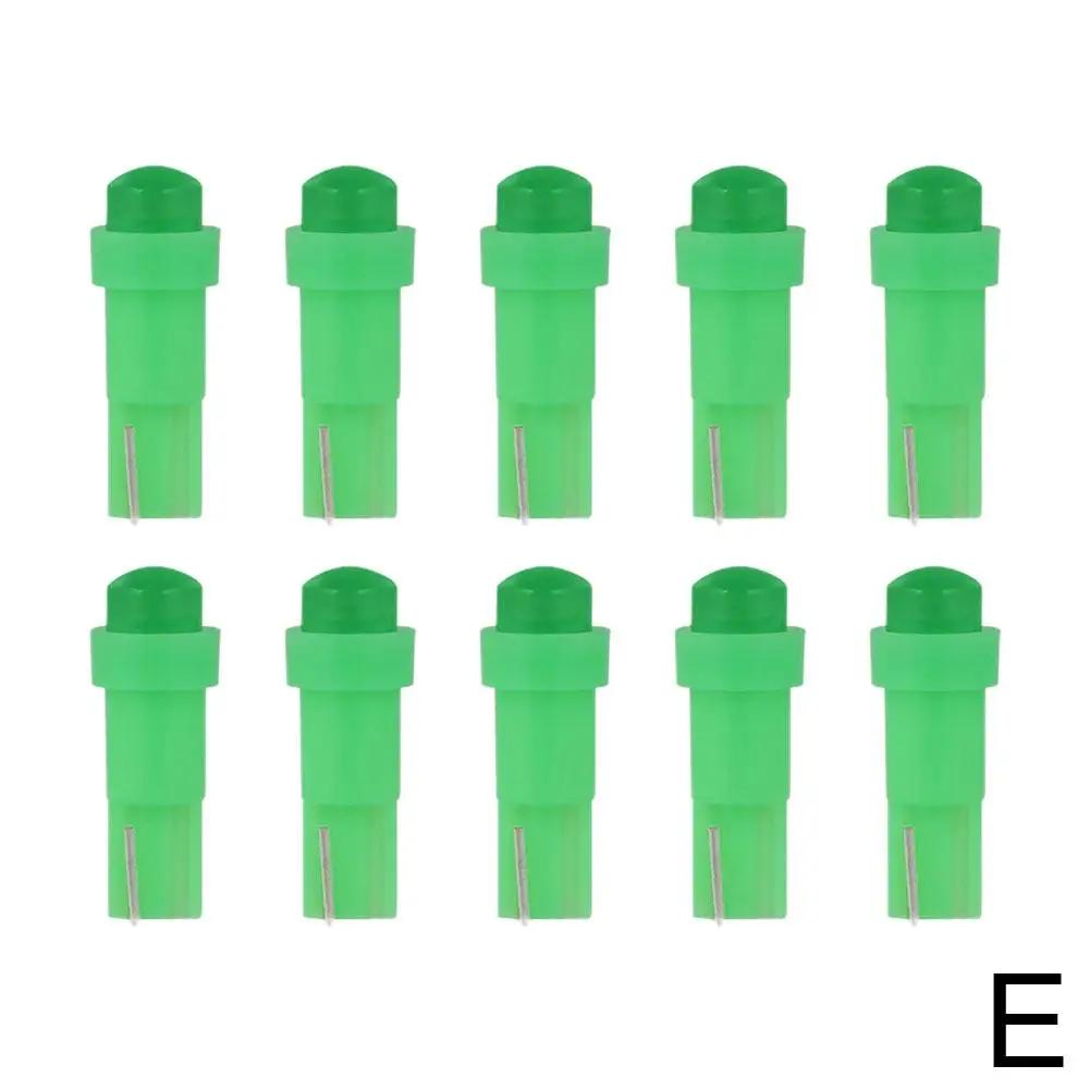 10 шт. Автомобильная светодиодная подсветка приборов T5 COB, высокая яркость, энергосберегающие аксессуары, лампа для внутреннего индикатора автомобиля B1G3