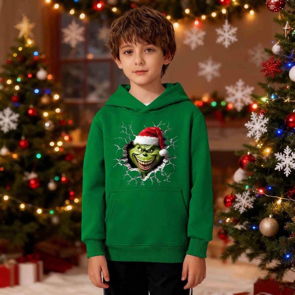 Christmas Sweatshirt Boys Girls Ugly Xmas Christmas Shirt Crewnek Toddler Long Sleeve Pullover Outfit Tops