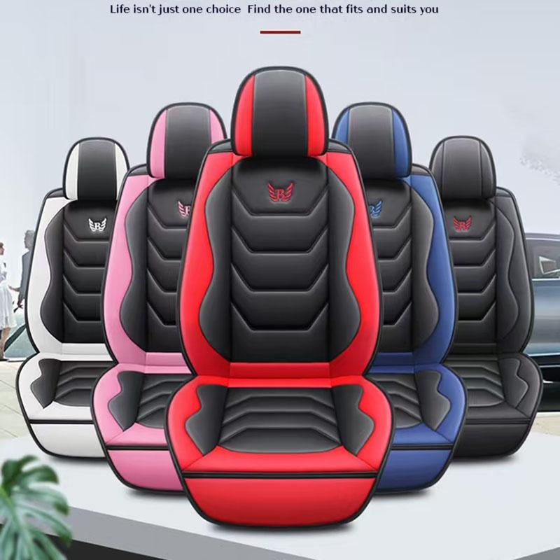 Универсальный чехол на переднее сиденье автомобиля из искусственной кожи, прочный и дышащий коврик для подушки, водостойкая защитная подушка, чехол на сиденье автомобиля, 1 шт.