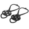 1pair Anti Slip Snow Ice Climbing Spikes Gripper Cleats 5-Stud Shoes Cover Insoles Camping Hiking Sports Entertainment