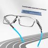 Модная спортивная оправа для очков, полнокадровая, ультралегкие нескользящие дужки, мужская универсальная оправа для очков