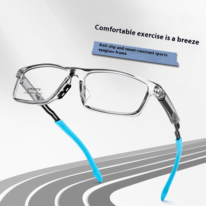 Модная спортивная оправа для очков, полнокадровая, ультралегкие нескользящие дужки, мужская универсальная оправа для очков
