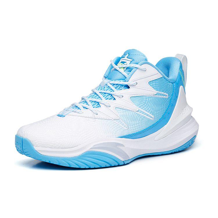 Anta Speed Decision 5 Professional Амортизирующие Противоскользящие Износостойкие Дышащие Низкие Баскетбольные Кроссовки Мужские Кроссовки Белые Синие 112221625S-1