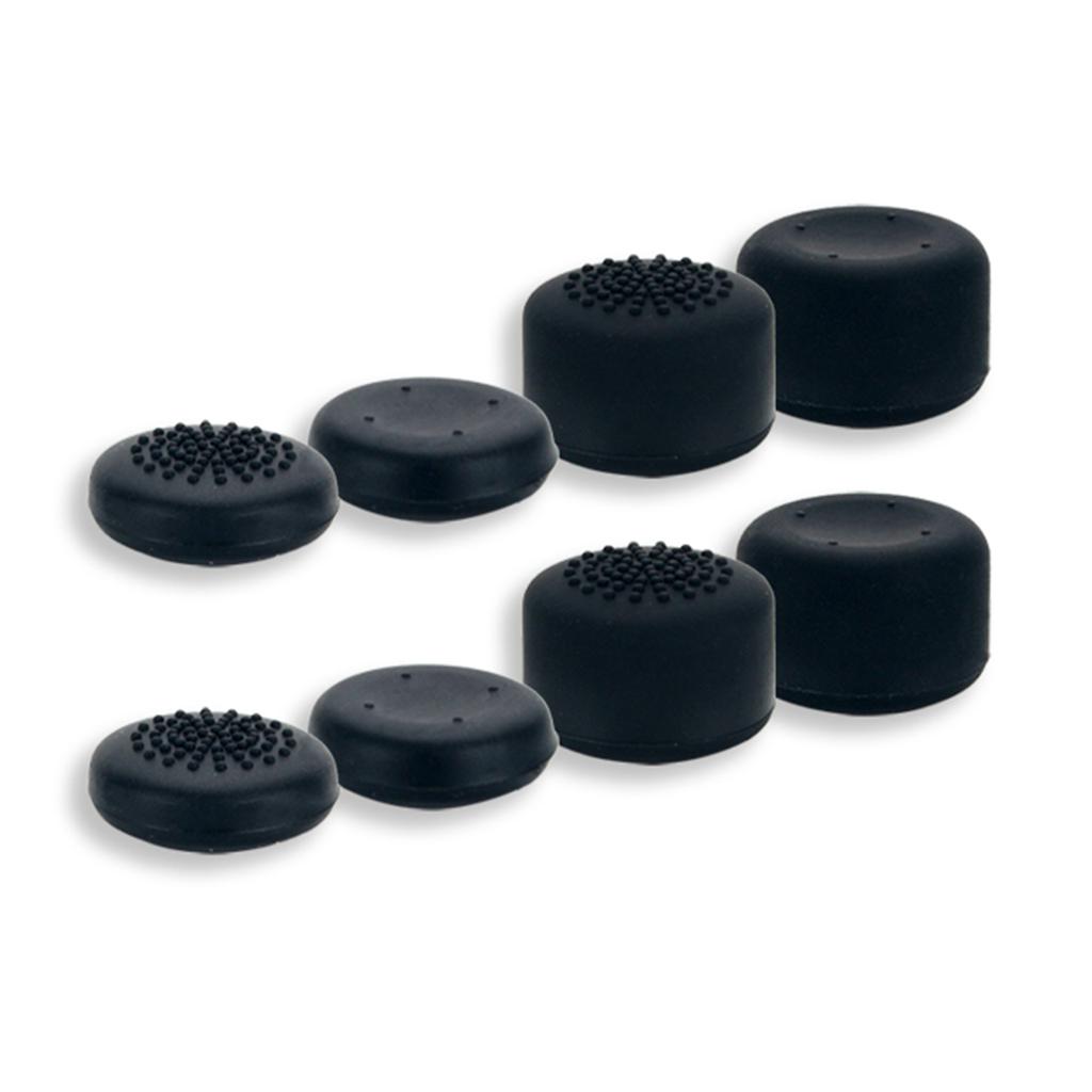8Pieces Analog Stick Joystick Controller Black Thumb Grips for Steam Deck Controller Joystick Grips