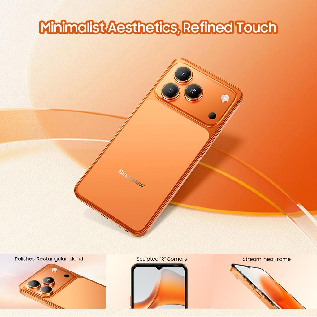 Blackview WAVE 7C 4G AI Смартфон 16 ГБ+128 ГБ 6,56" Android 16 5000 мАч Мобильный телефон