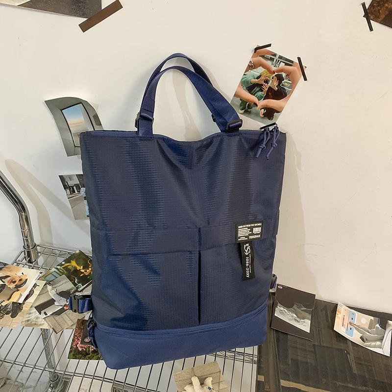 Dual-Use Backpack Men's And Women's Large Capacity Shoulder Tote Bag Handbag Lightweight Travel Backpack With Shoe Bin