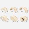 with Hiding Hole Hamster House Smooth Hamster Wooden Bridge  for Guinea Pigs Rats Small Animals