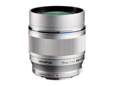 OLYMPUS DIGITAL ED 75mm светосильный серебристый объектив M.ZUIKO F1.8,