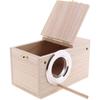 Parrot Lovebirds Finch Wooden Bird supplies Bird Breeding Box Nesting House Cage Nest