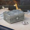 Metal Crafts European Style Retro Jewelry Box Creative High-end Ring Necklace Small Storage Box Gift