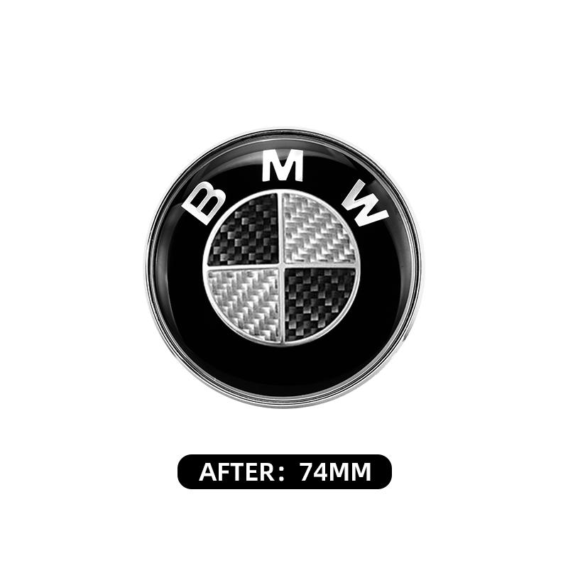 For BMW E39 E46 E90 E91 F30 F31 G20 E39 E60 E61 F10 F11 G30 G31 G60 F01 Valve 45/74/82mm Car Front Hood Emblem Rear Trunk Badge SU5