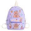 Themed Lovely Capybara Backpack For Toddlers Stylish And Functional School Travel Bag