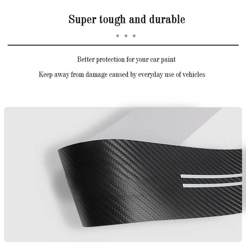 BGV1 Car Stickers Anti Scratch Door Sill Protector For Dacia Lodgy Duster Logan Spring Sandero Stepway Dokker Jogger MCV Accessories