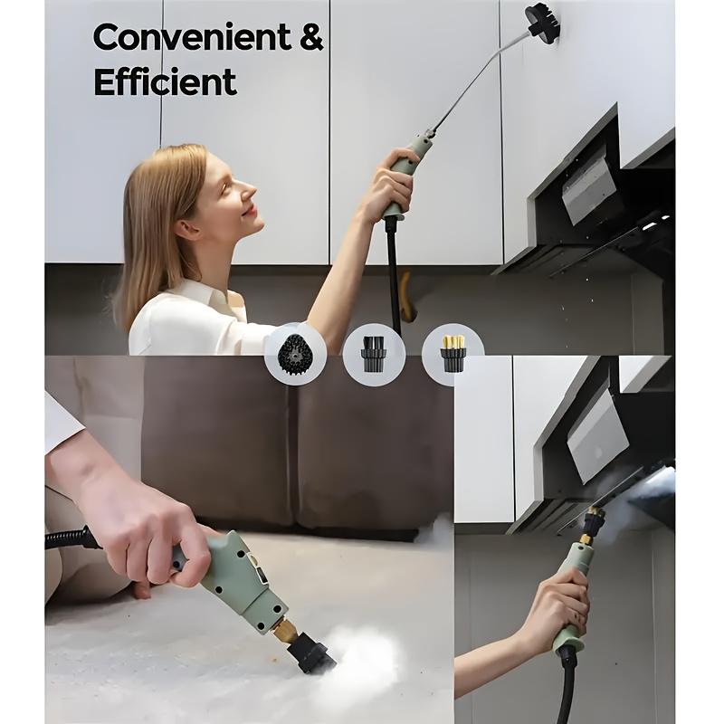 Car Cleaning Furniture Cleaning New 40.58 Oz High Temperature and High Pressure Steam Cleaner Household Small Kitchen Air Conditioner Washing Machine