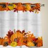 Шторы на День благодарения с тыквами и кленовыми листьями для гостиной, кухни, оконные шторы, роскошные шторы для спальни, детской