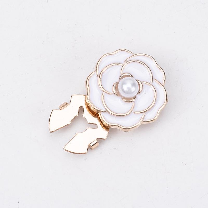 Декоративные запонки и пуговицы для воротника с цветными стразами