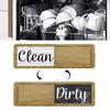 Dishwasher Magnet Surface Dirty Sign Easily Indicate To Dishwasher Status Magnet Easy Clean Clean Dishwasher Sign for Kitchen