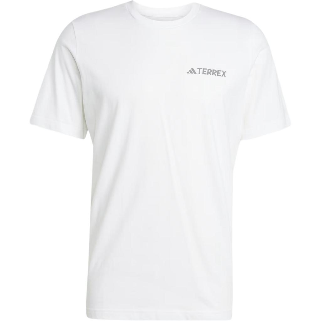 adidas Terrex Графическая Хлопковая Модная Универсальная Футболка с Коротким Рукавом Мужские Топы JW3559