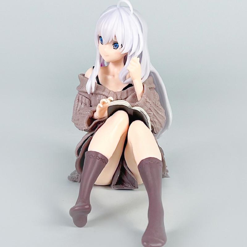 Elaina Reading Posture Anime Character Desktop Decoration For Decoration Room