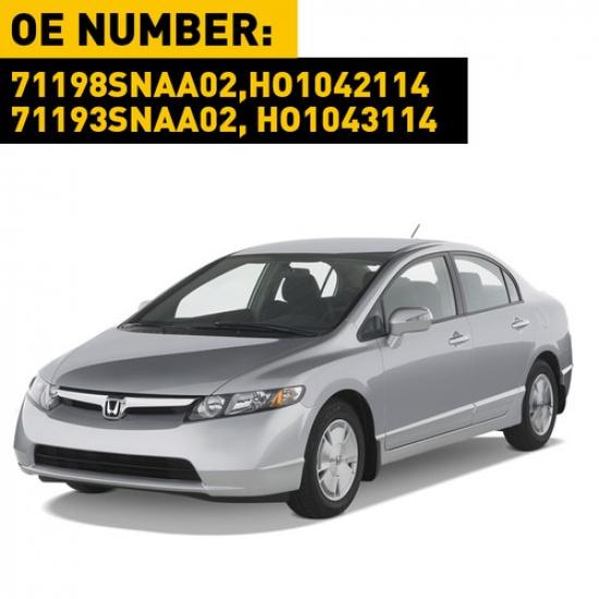 Для Honda 06-11 Civic Седан Кронштейн Бампера Передний Левый Проставка Правая + 71193SNAA02