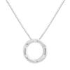 Серебряное колье с фианитами, вес изделия 3,88 гр (2209188)