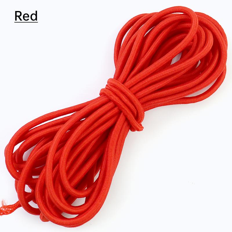 2/5/10 метров Meetee 5 мм Эластичные веревки для пояса Цветная резинка Одежда Сумки Растягивающийся шнур Швейные аксессуары для одежды