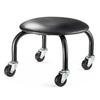 Sanwa Direct Work Chair with Low Load Capacity 100kg Low Work Black Casters, [Completed Product] Chair, 150-SNCH011BK